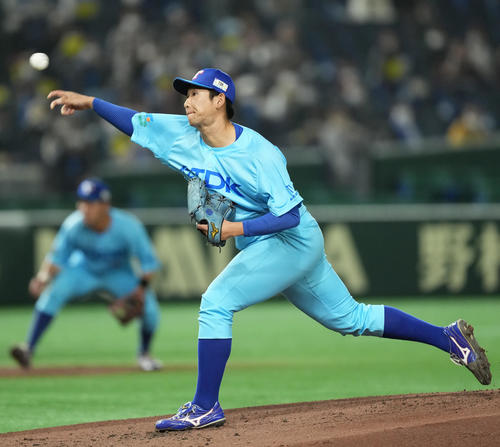 TDK対NTT東日本　TDK先発の鈴木（撮影・菅敏）
