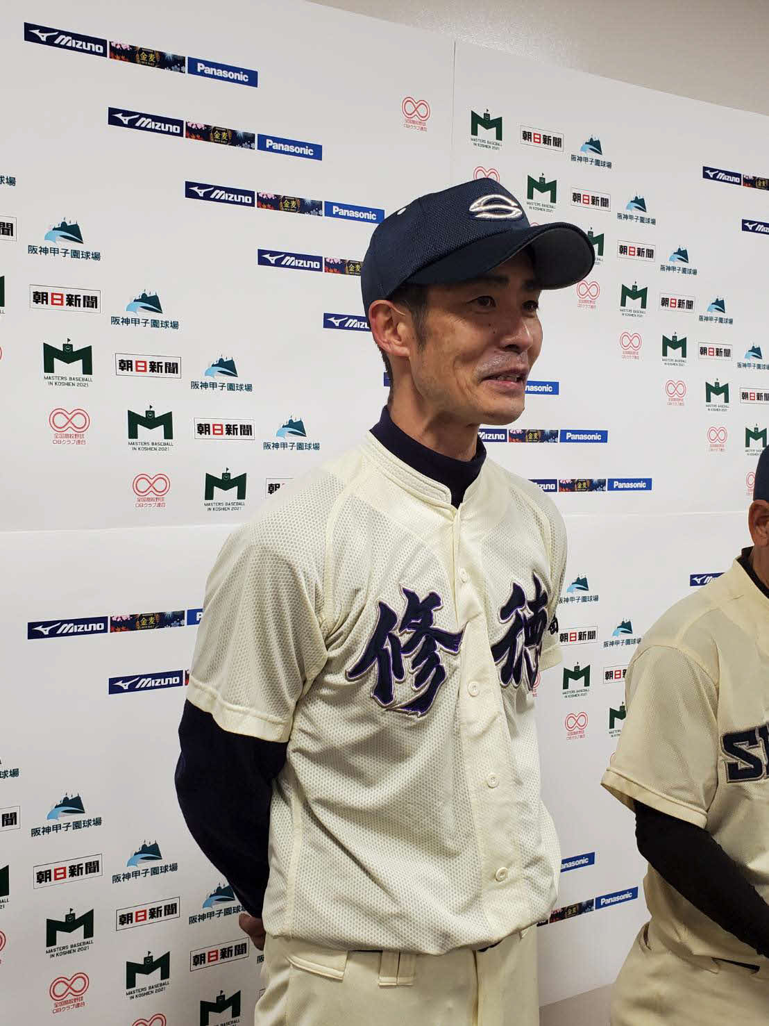 マスターズ甲子園に出場した修徳OBで元広島投手の遠藤竜志さんが試合後、登板を振り返った