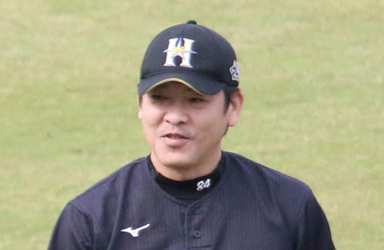 厚沢和幸氏（日本ハム時代、2020年11月8日撮影）