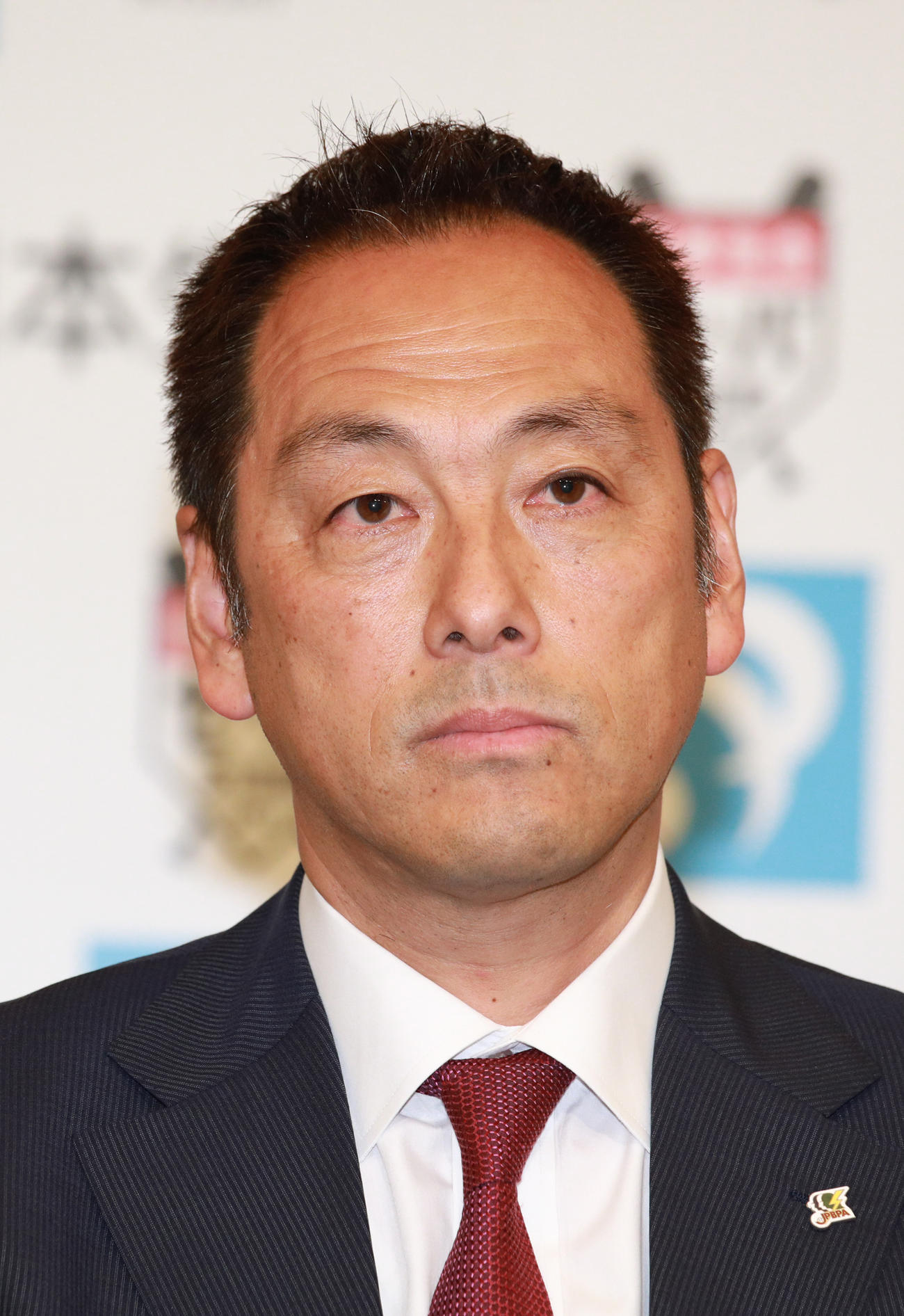 森忠仁選手会事務局長＝2017年5月29日