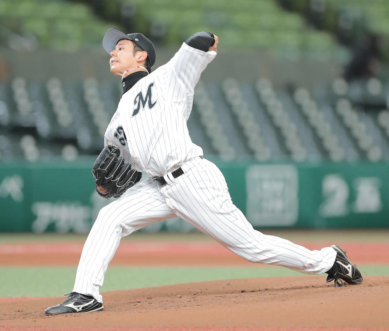 力投するロッテ永野（撮影・河田真司）
