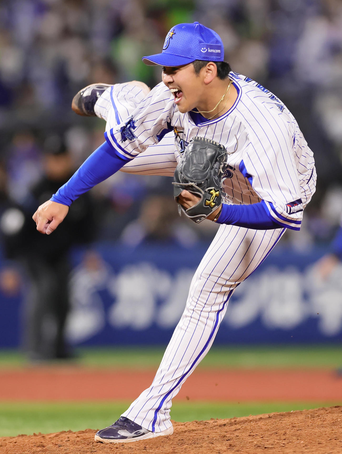 DeNA山崎康晃（2021年10月26日撮影）