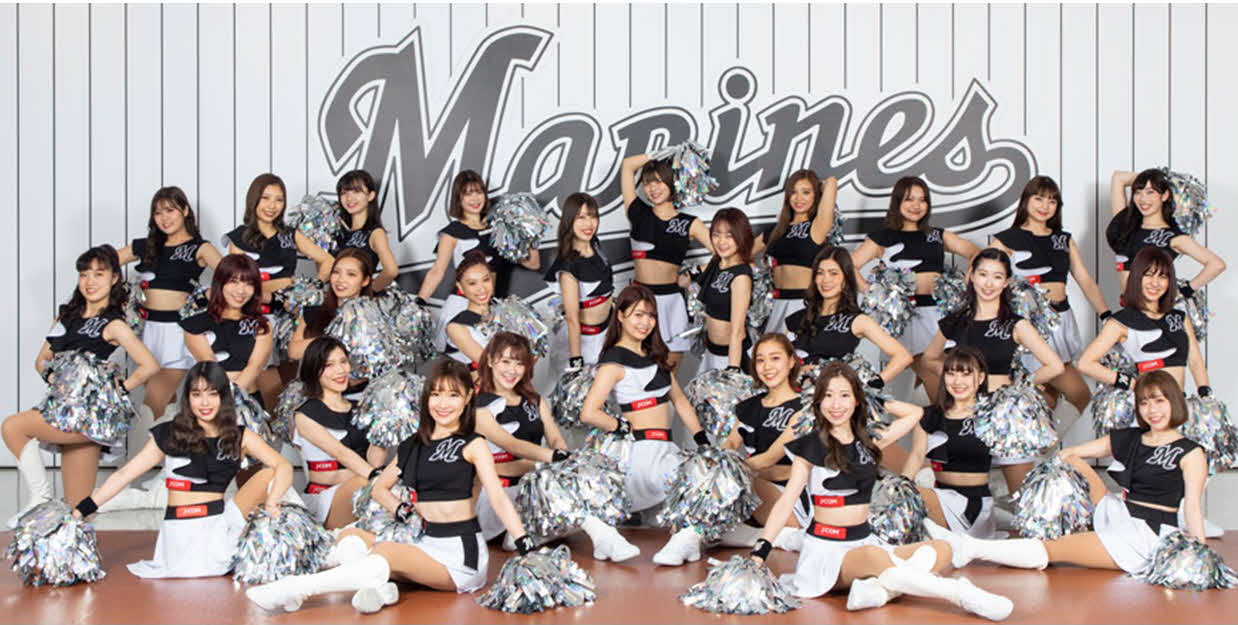 ロッテの公式チアパフォーマーM☆Splash!!から今季で9人が卒業する（球団提供）
