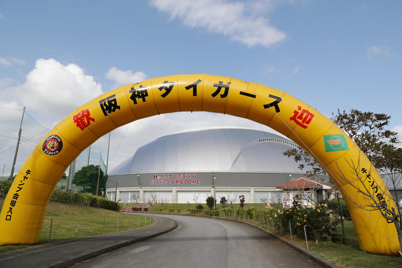 阪神キャンプが行われるかりゆしホテルズボールパーク宜野座　