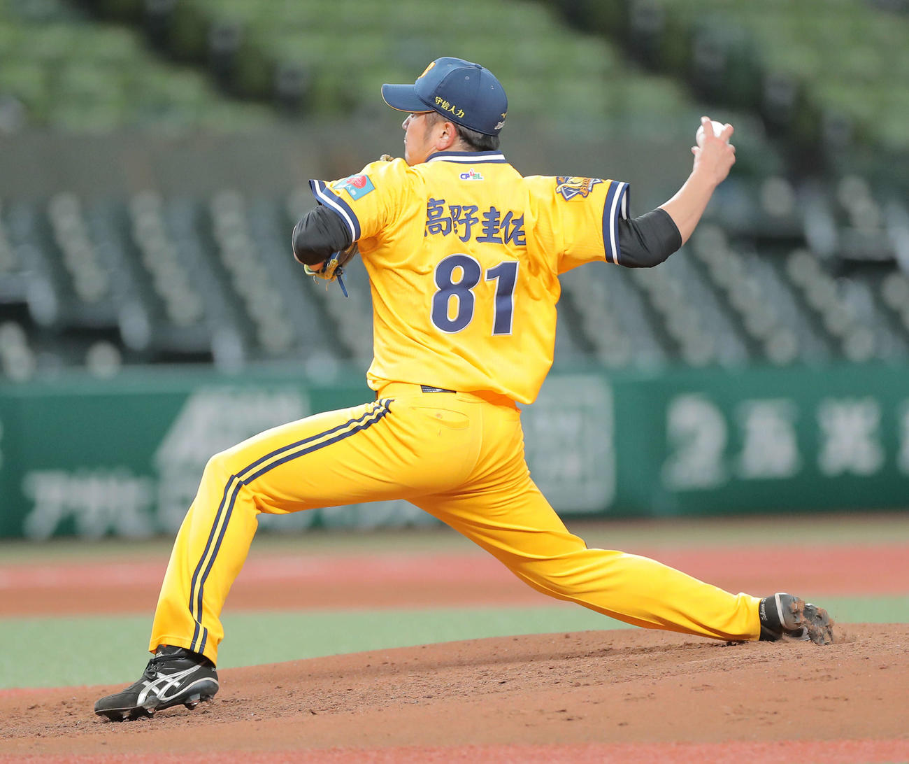 力投する阪神高野（撮影・河田真司）