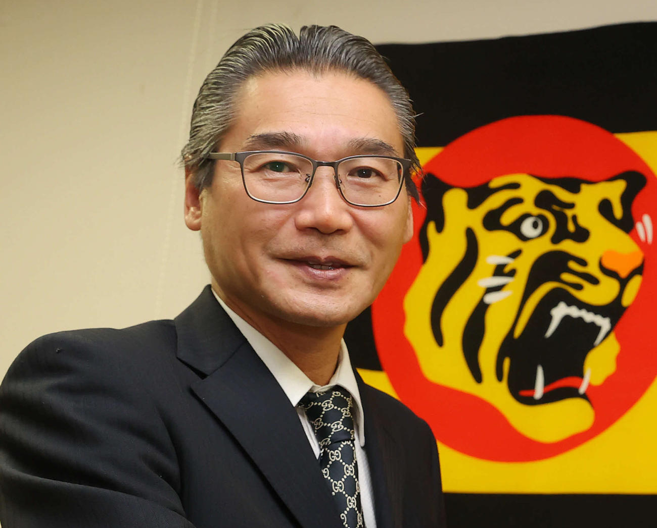 阪神嶌村聡球団本部長（2021年11月16日撮影）