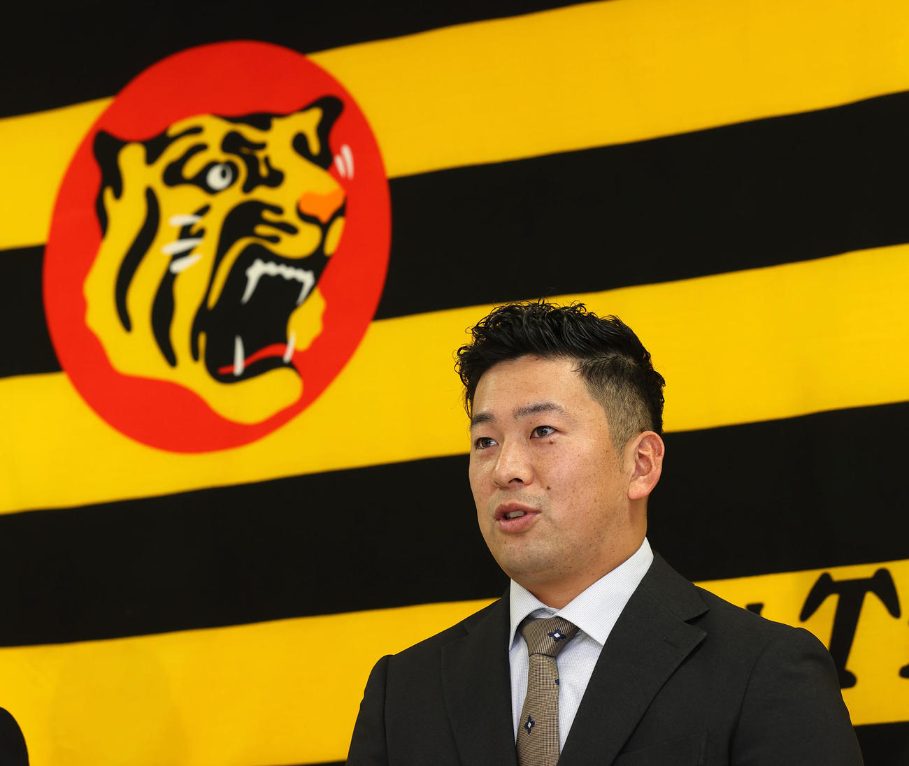 育成契約で阪神に入団した渡辺（球団提供）