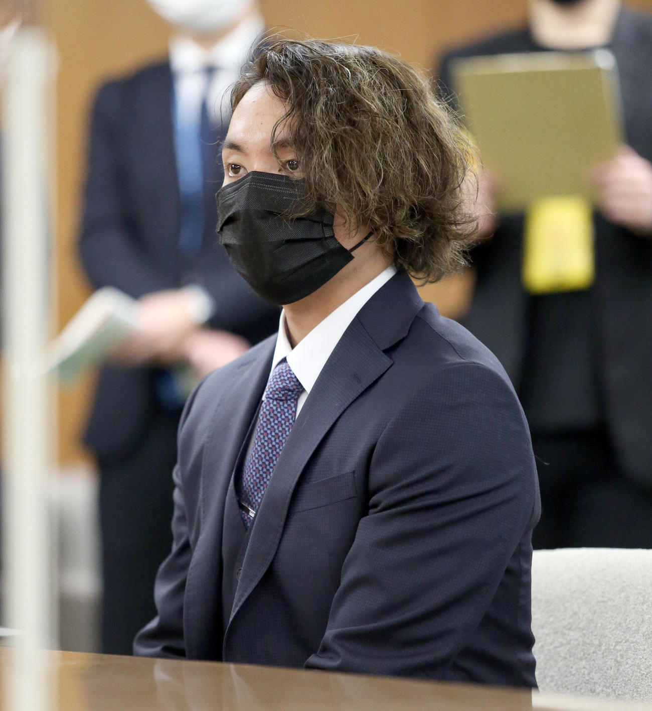 北海道庁で行われた栄誉賞贈呈式に出席する東京五輪野球日本代表で金メダルを獲得した日本ハム伊藤（撮影・佐藤翔太）