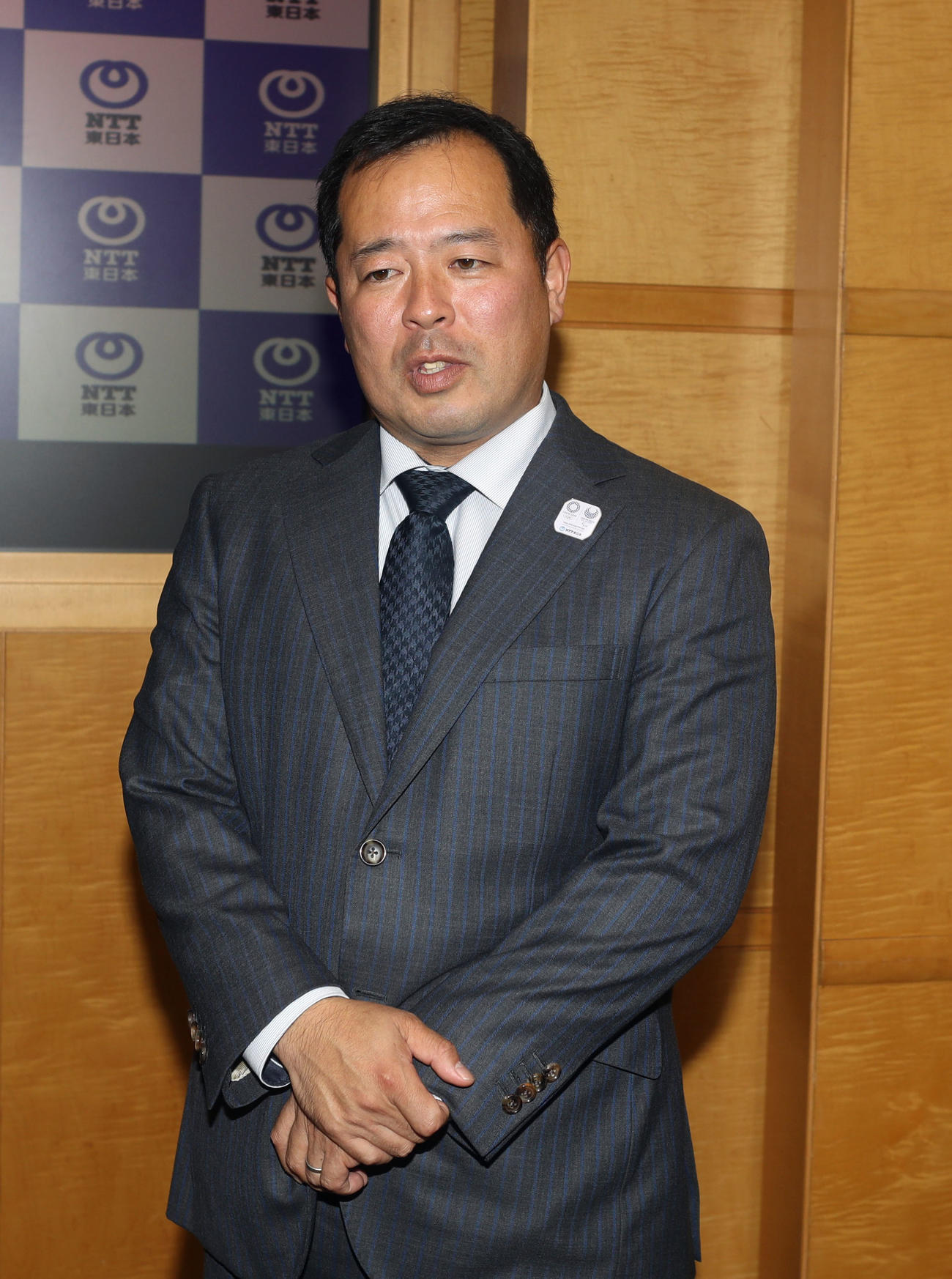NTT東日本・飯塚智広監督（2017年10月26日撮影）