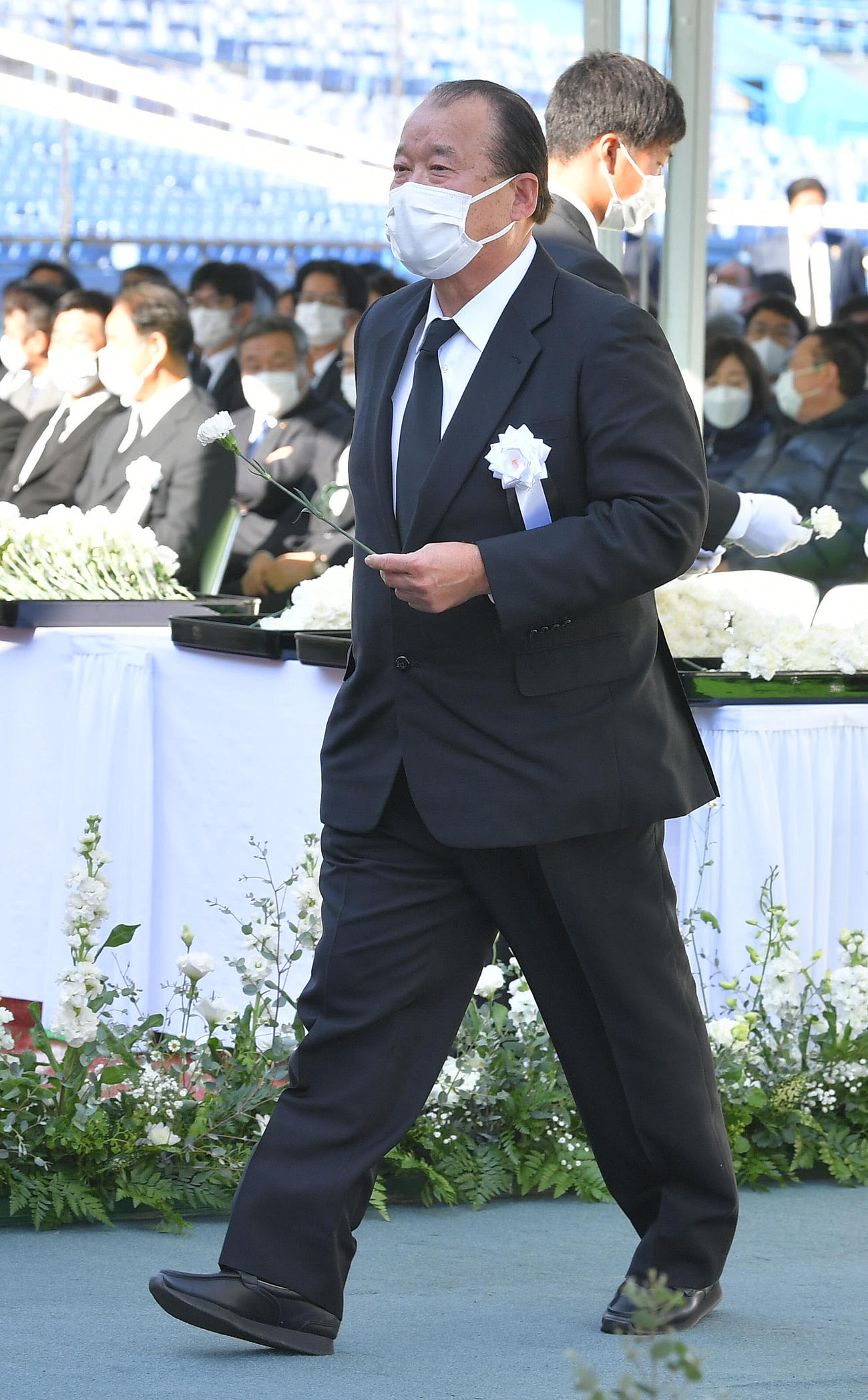 「野村克也をしのぶ会」に参列した西本聖氏