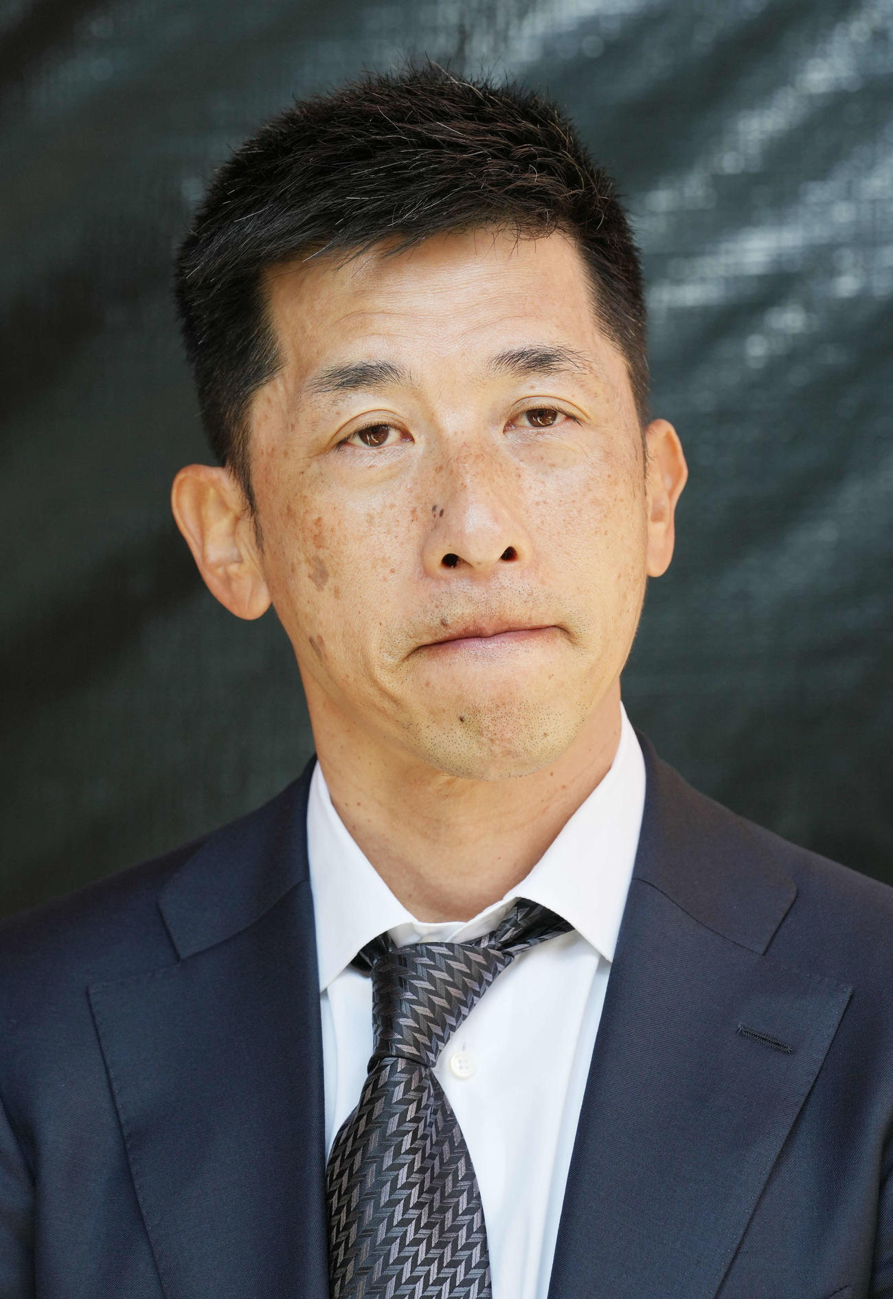 野村克也さんをしのぶ会に参列した阪神矢野監督（撮影・菅敏）