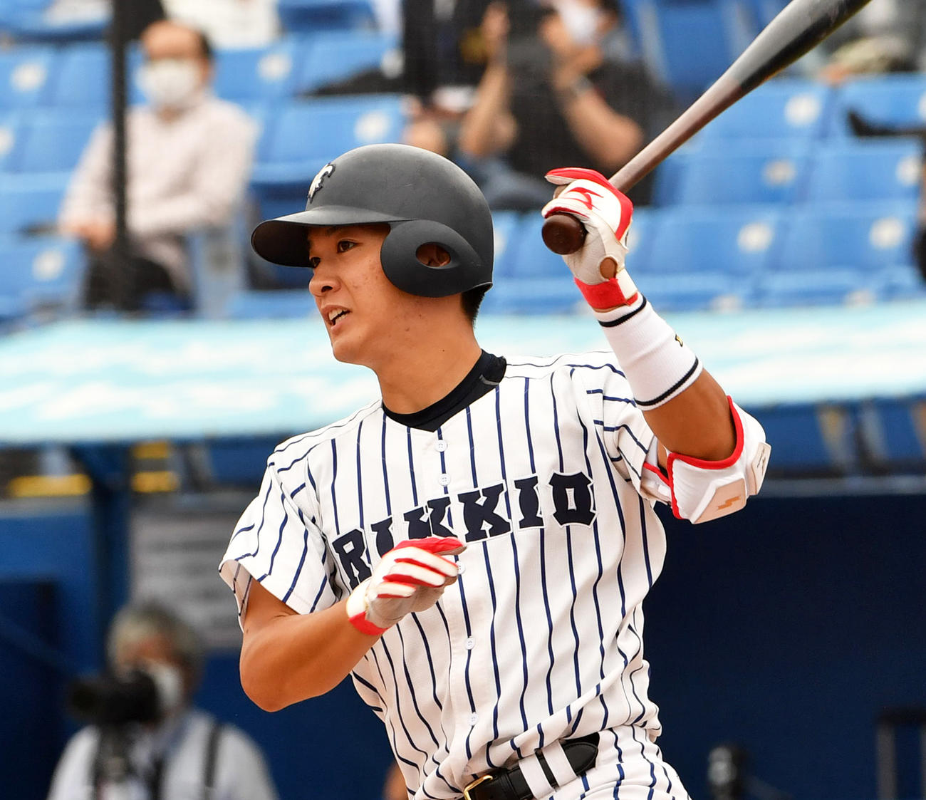 立大・山田健太（2021年9月26日撮影）