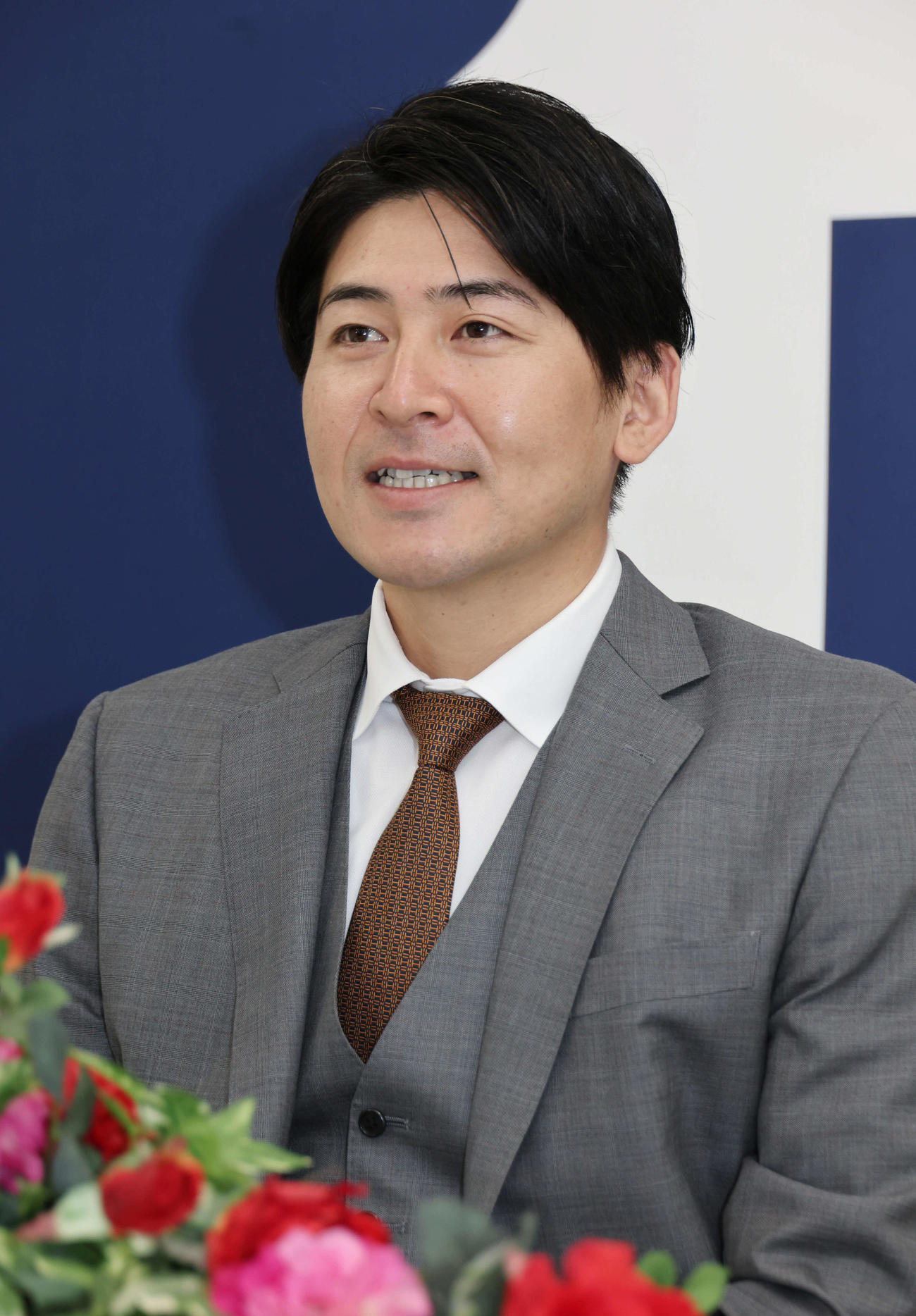 契約更改し会見する広島会沢（撮影・加藤孝規）