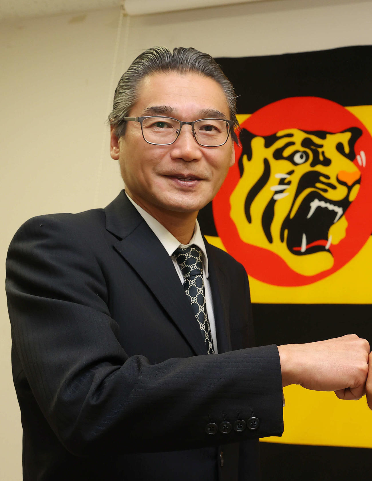 阪神嶌村聡球団本部長（21年11月16日撮影）