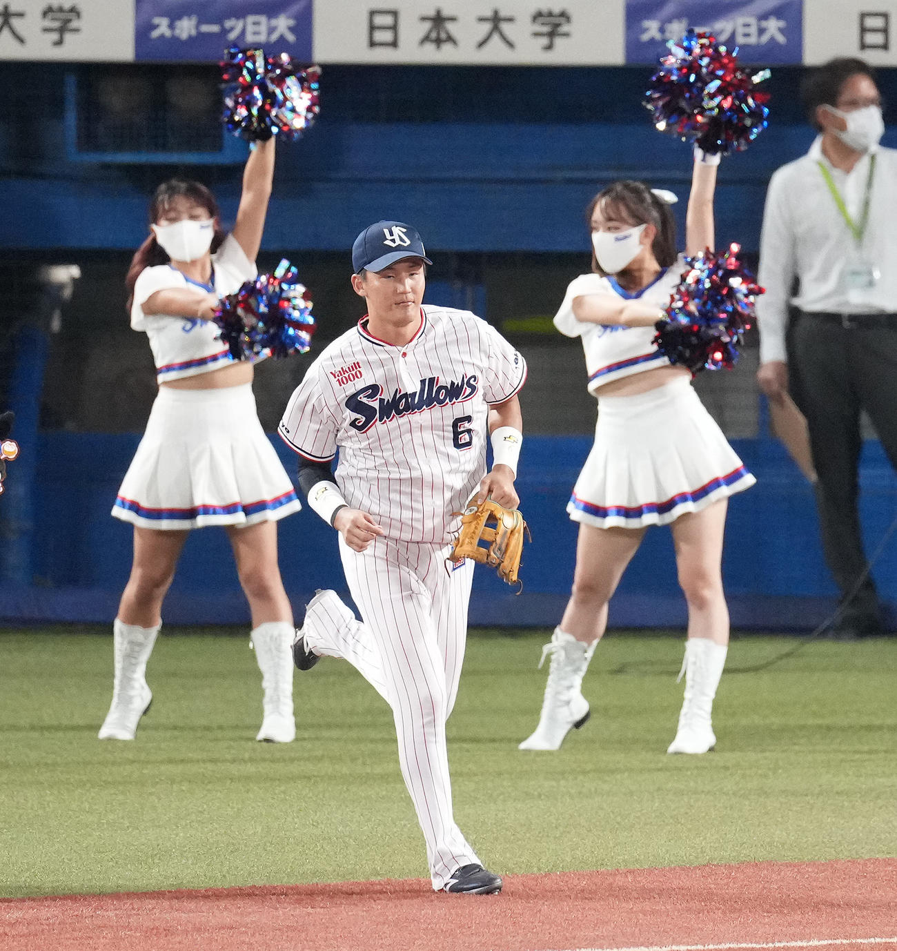 ヤクルト元山飛優（2021年10月10日撮影）