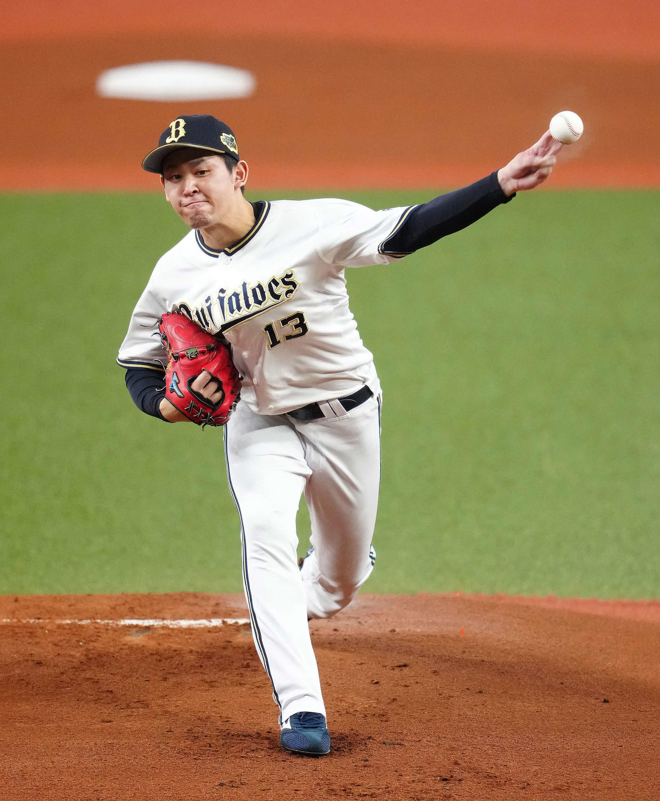 オリックス宮城大弥（2021年11月21日撮影）