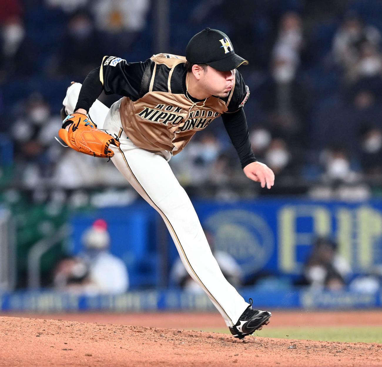 日本ハム堀瑞輝（2021年10月29日撮影）