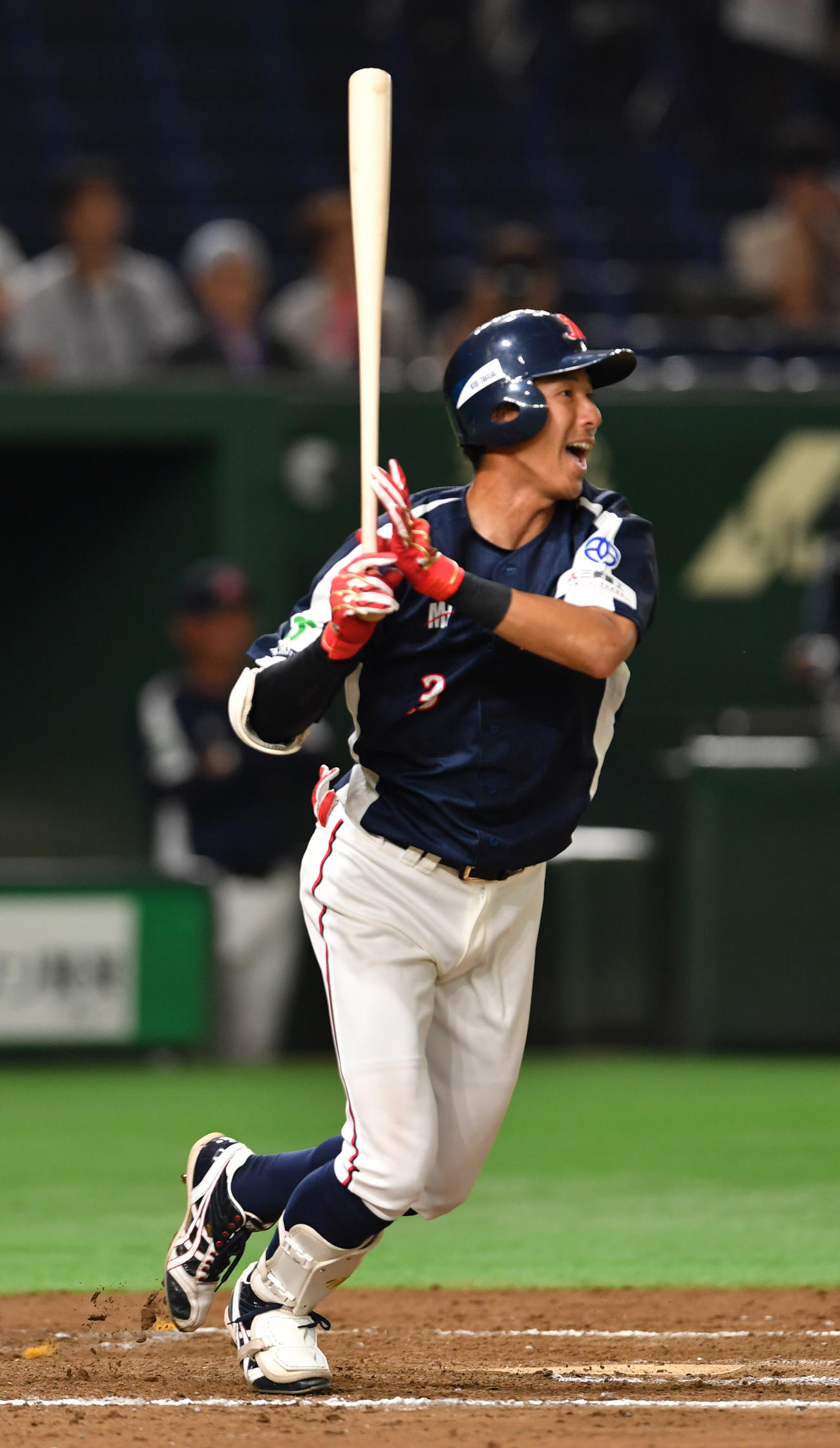 現チームの再編・統合前の三菱重工神戸・高砂でプレーした津野祐貴氏（2018年7月17日）