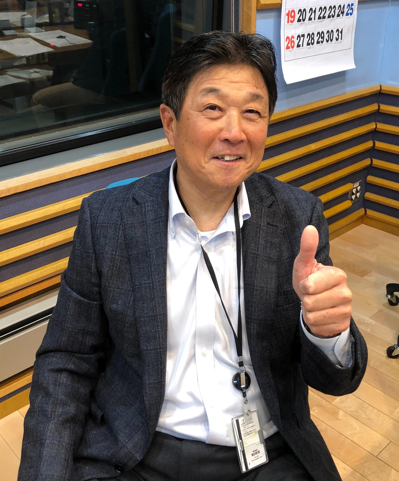 MBSラジオ「ベースボールパーク」に出演する阪神平田2軍監督（球団提供）