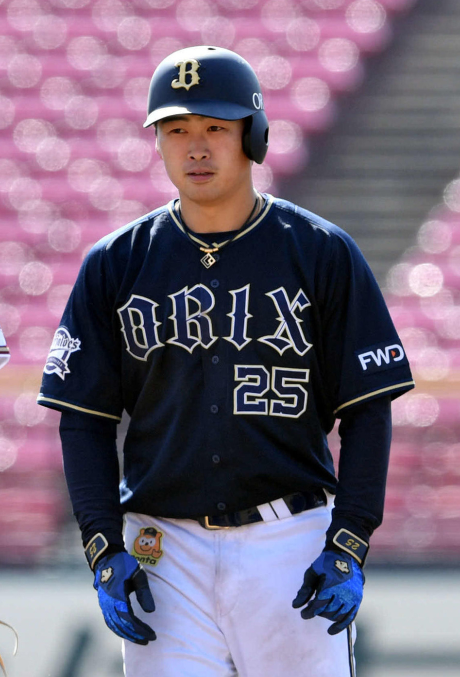 オリックス西村凌（2020年3月21日撮影）