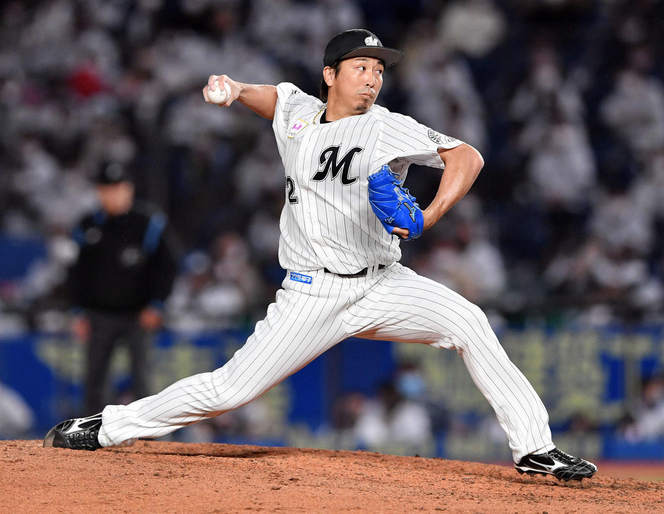 ロッテ益田直也（2021年11月7日撮影）