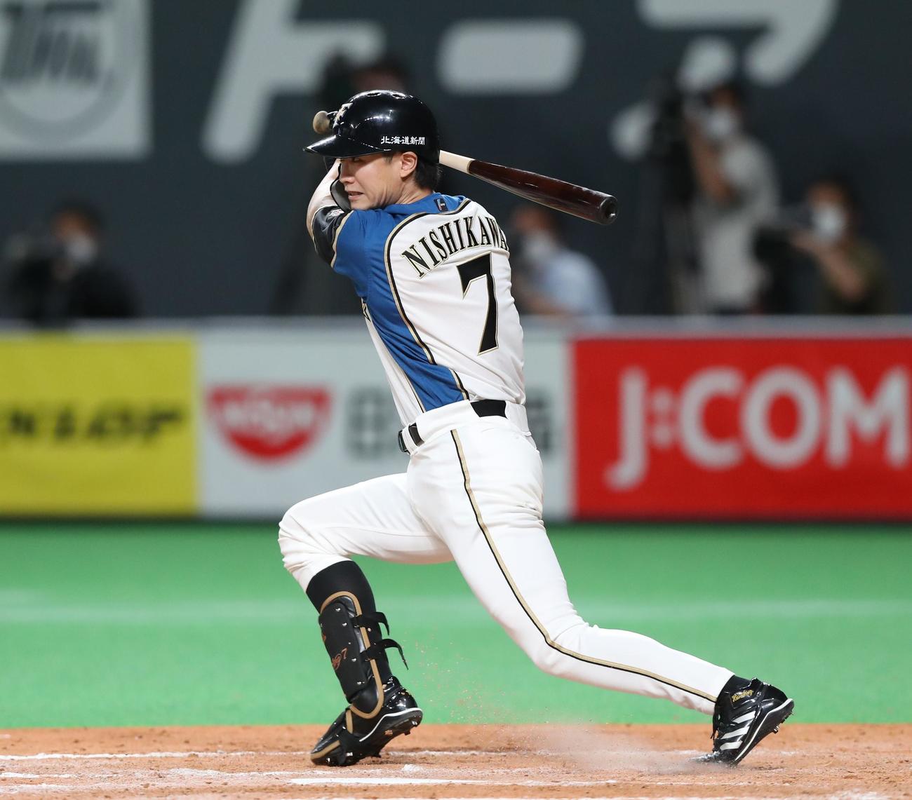 西川遥輝（2021年10月3日）