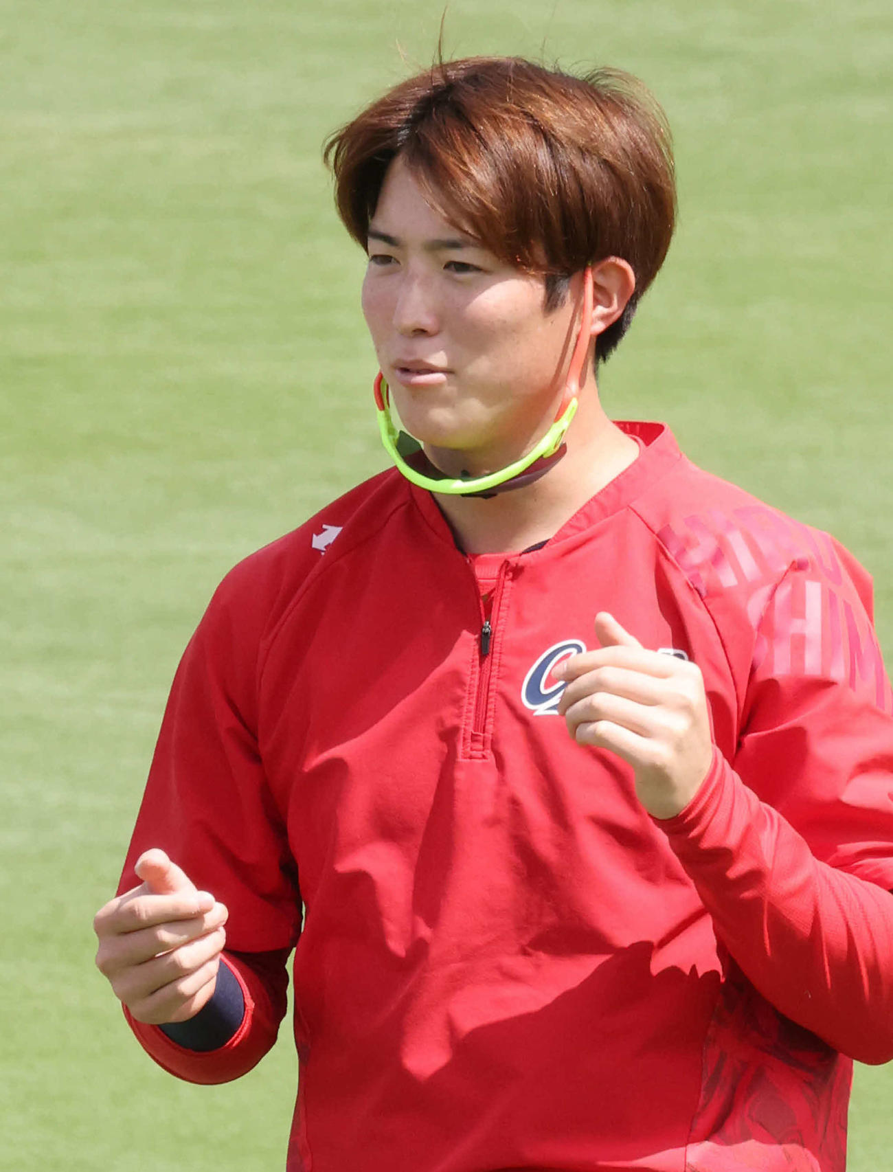 広島森下暢仁（2021年9月6日撮影）