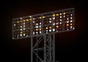 来シーズンから甲子園の照明がLED化され映像・音響設備と連動した照明演出のイメージ画像（球団提供）