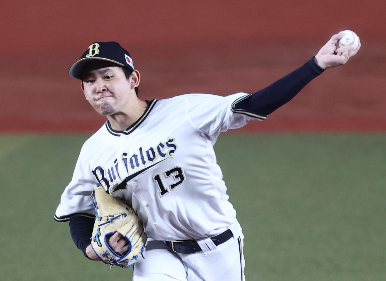 オリックス宮城大弥投手（2021年8月13日撮影）