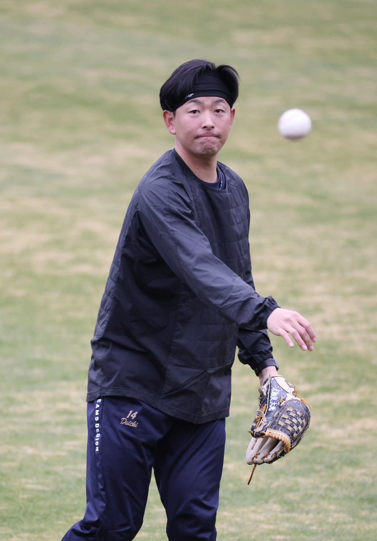 広島大瀬良大地（2021年12月20日撮影）