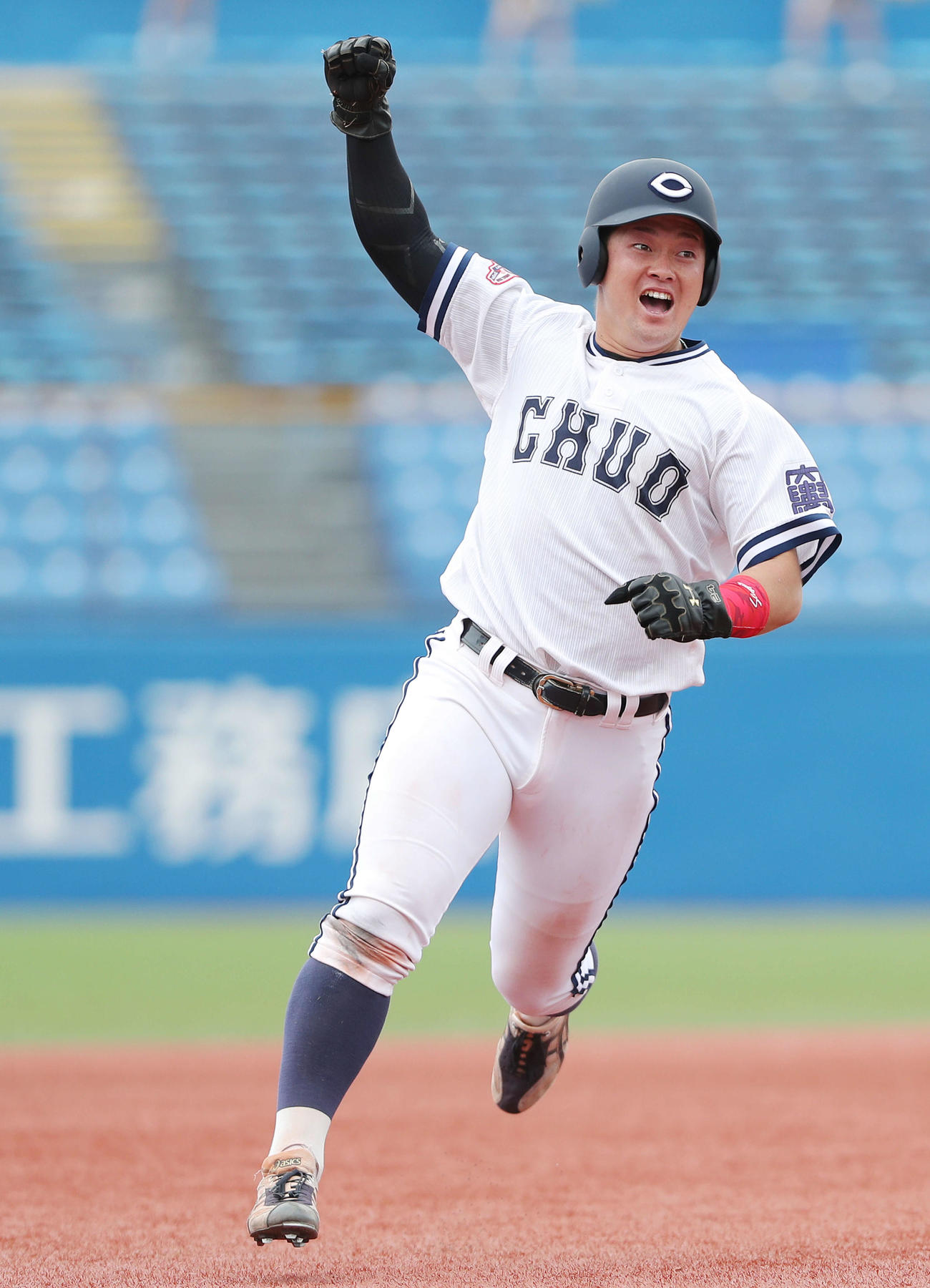 中大時代の牧秀悟（2020年10月28日撮影）