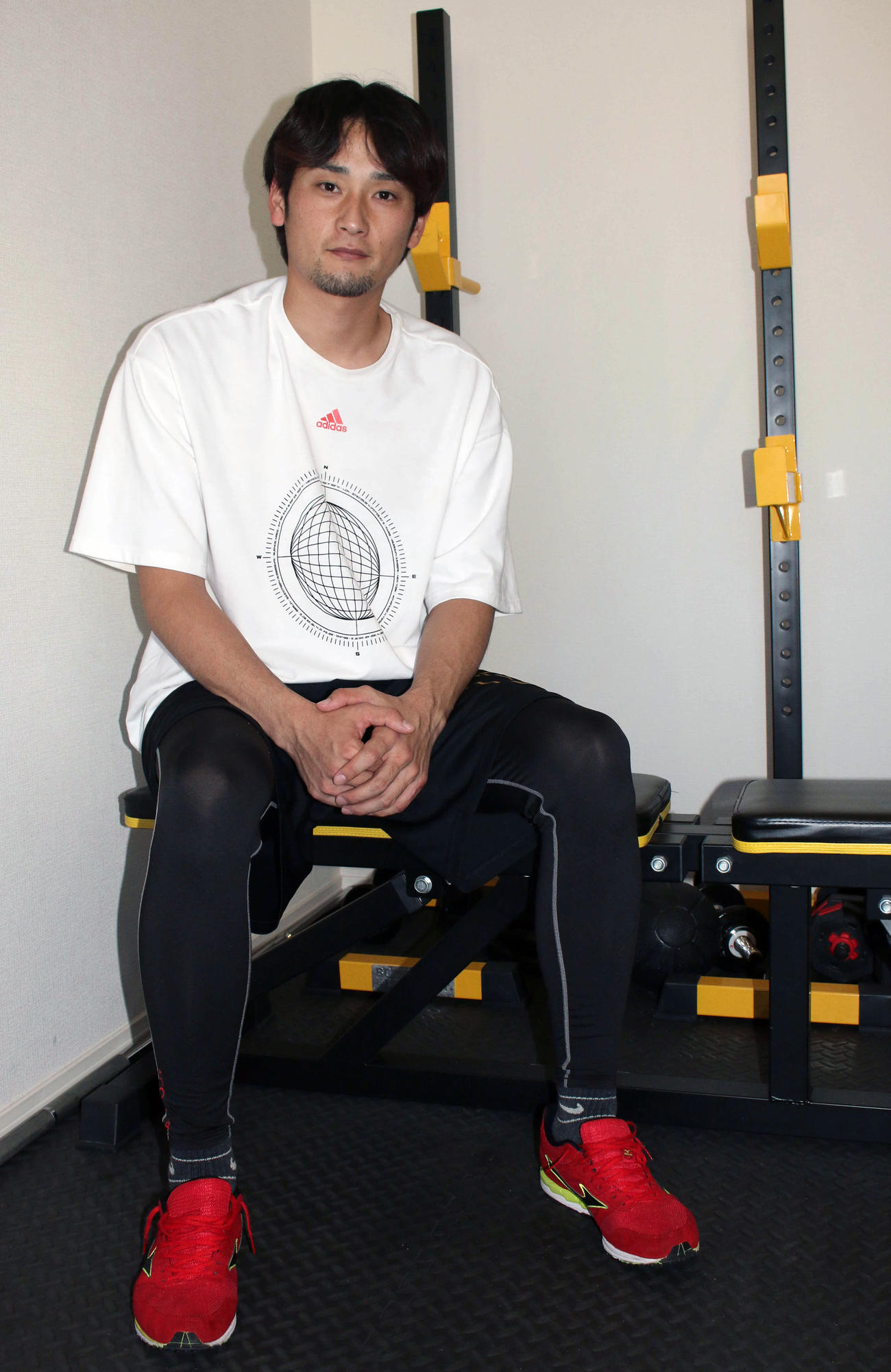 現在は国内でトレーニングを行う元日本ハムの中村勝