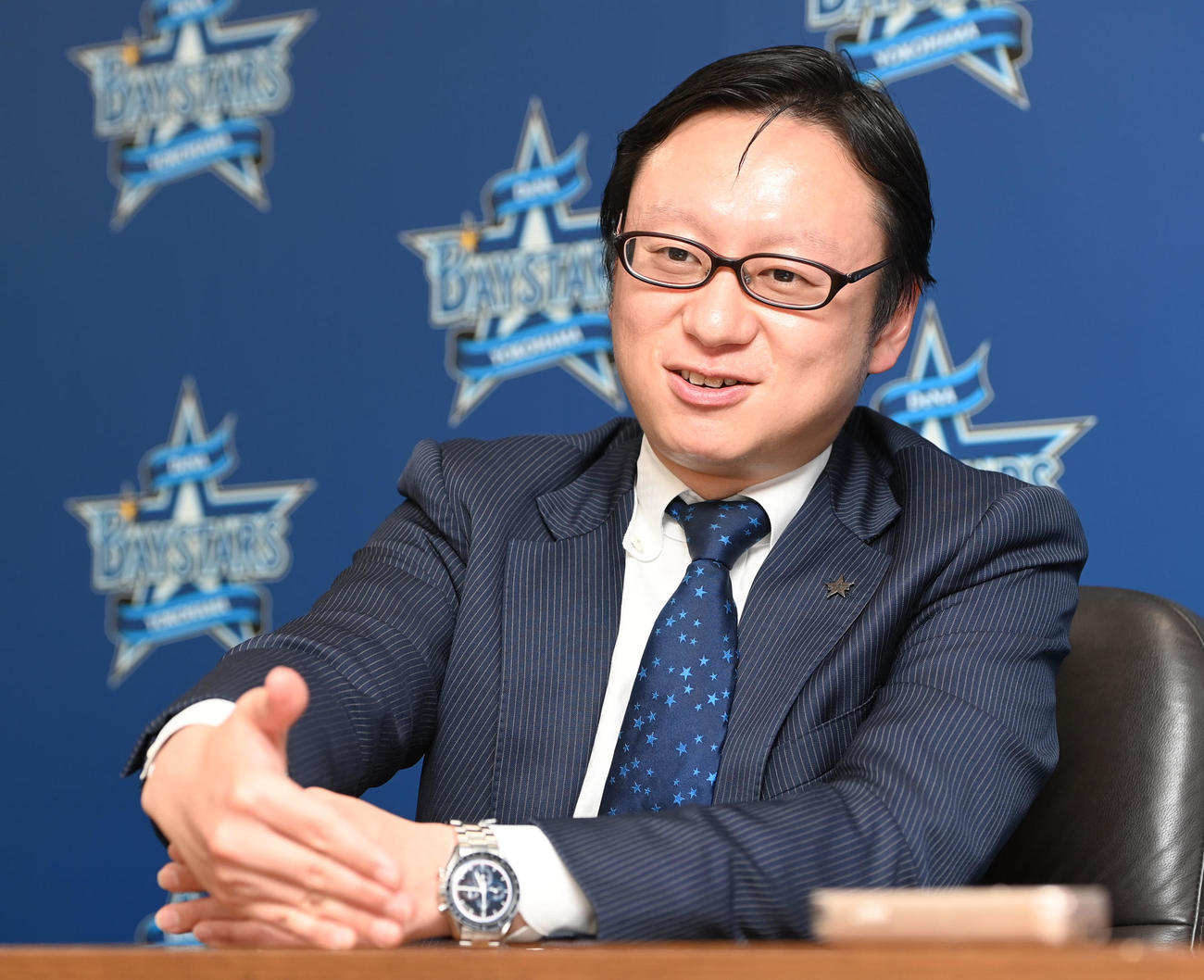 DeNA木村球団社長（2021年3月18日撮影）