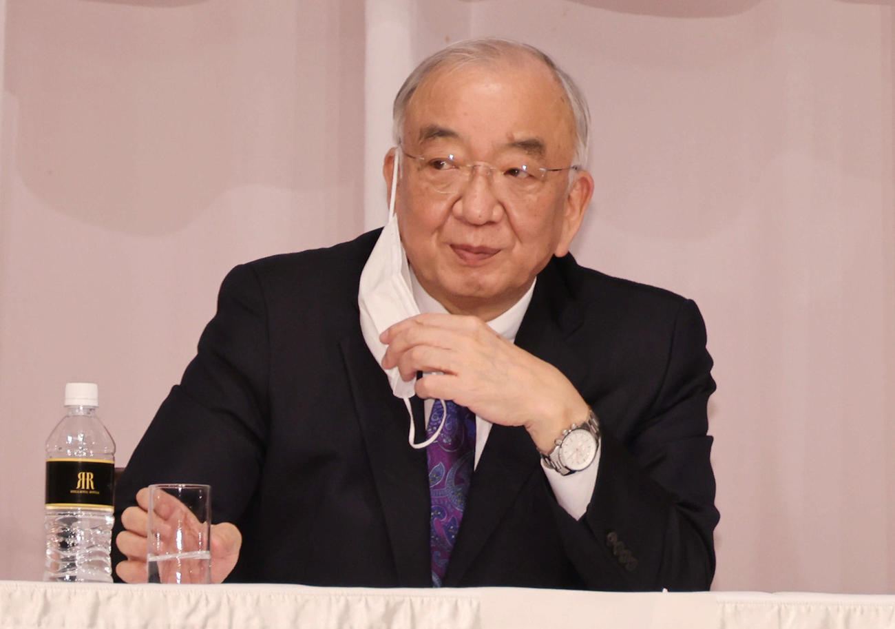 松田元オーナー（2021年12月10日撮影）