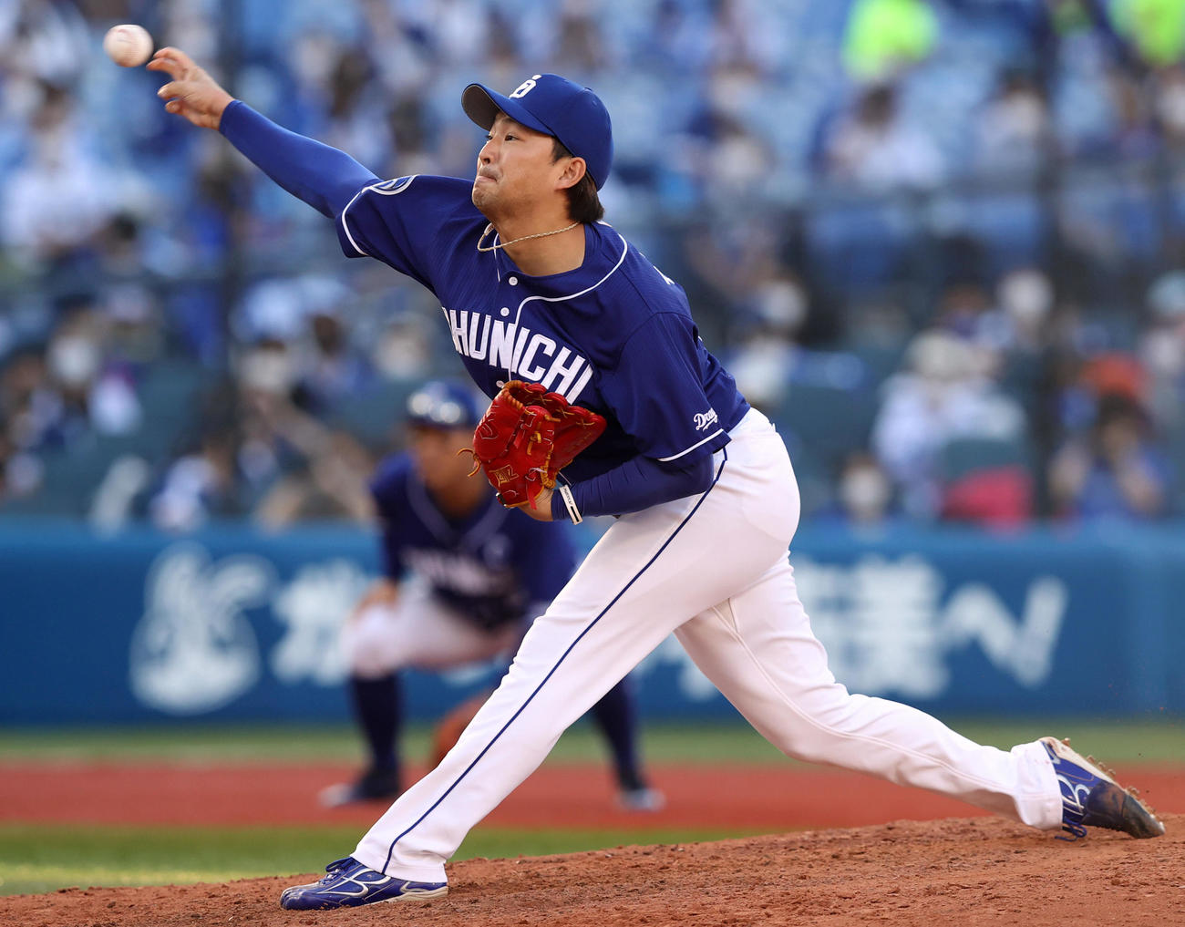 中日田島慎二（2021年10月10日撮影）