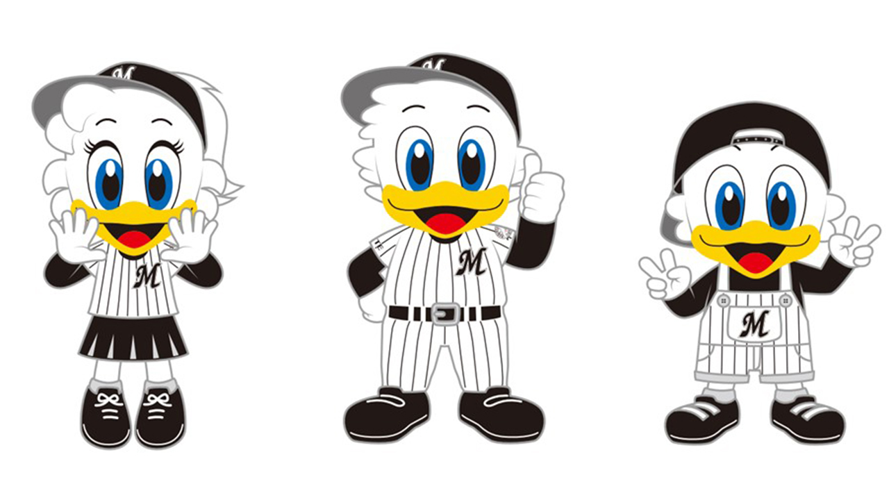 ロッテの公式マスコットのイラストがリニューアルされる（球団提供）