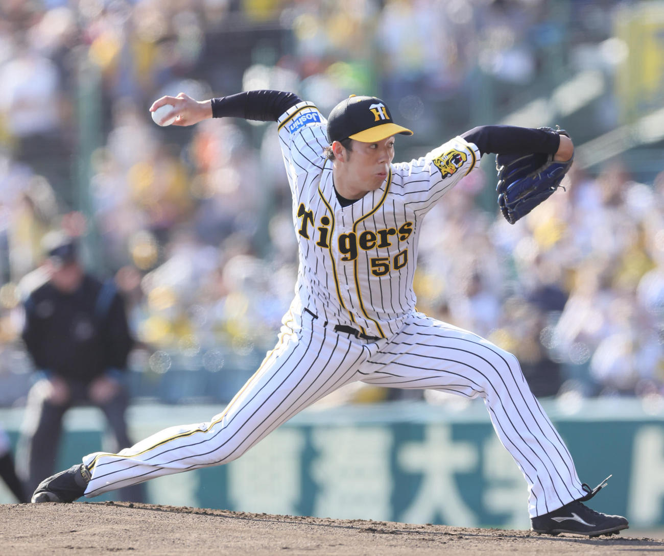 阪神青柳晃洋（21年11月7日撮影）