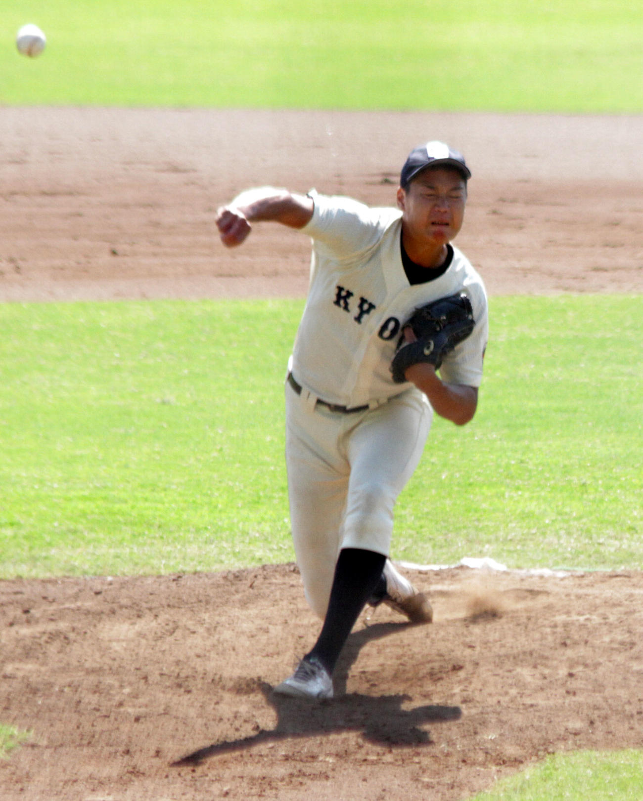 昨秋のリーグ戦で152キロを計測した京大・水口創太