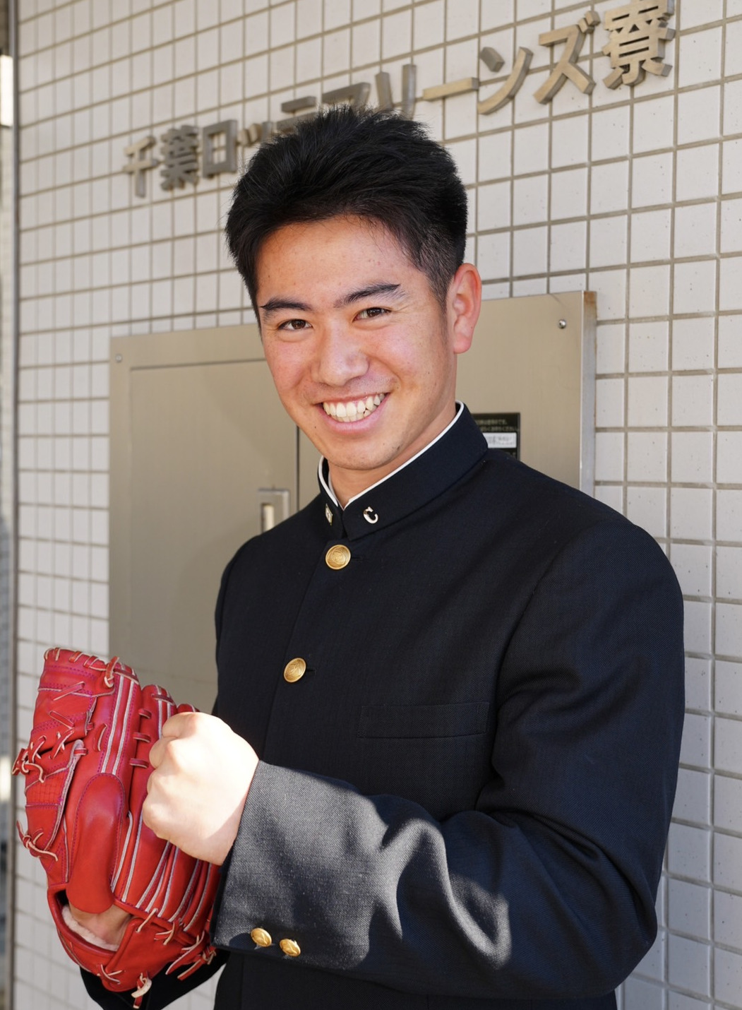 入寮したロッテのドラフト4位秋山正雲
