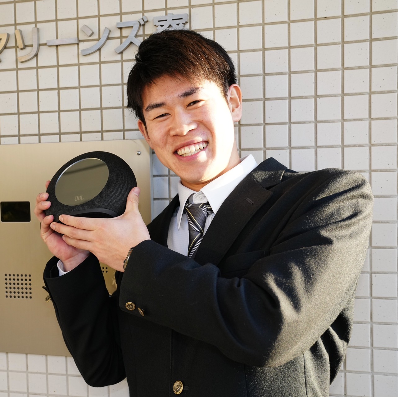 入寮したロッテ育成ドラフト1位の田中楓基