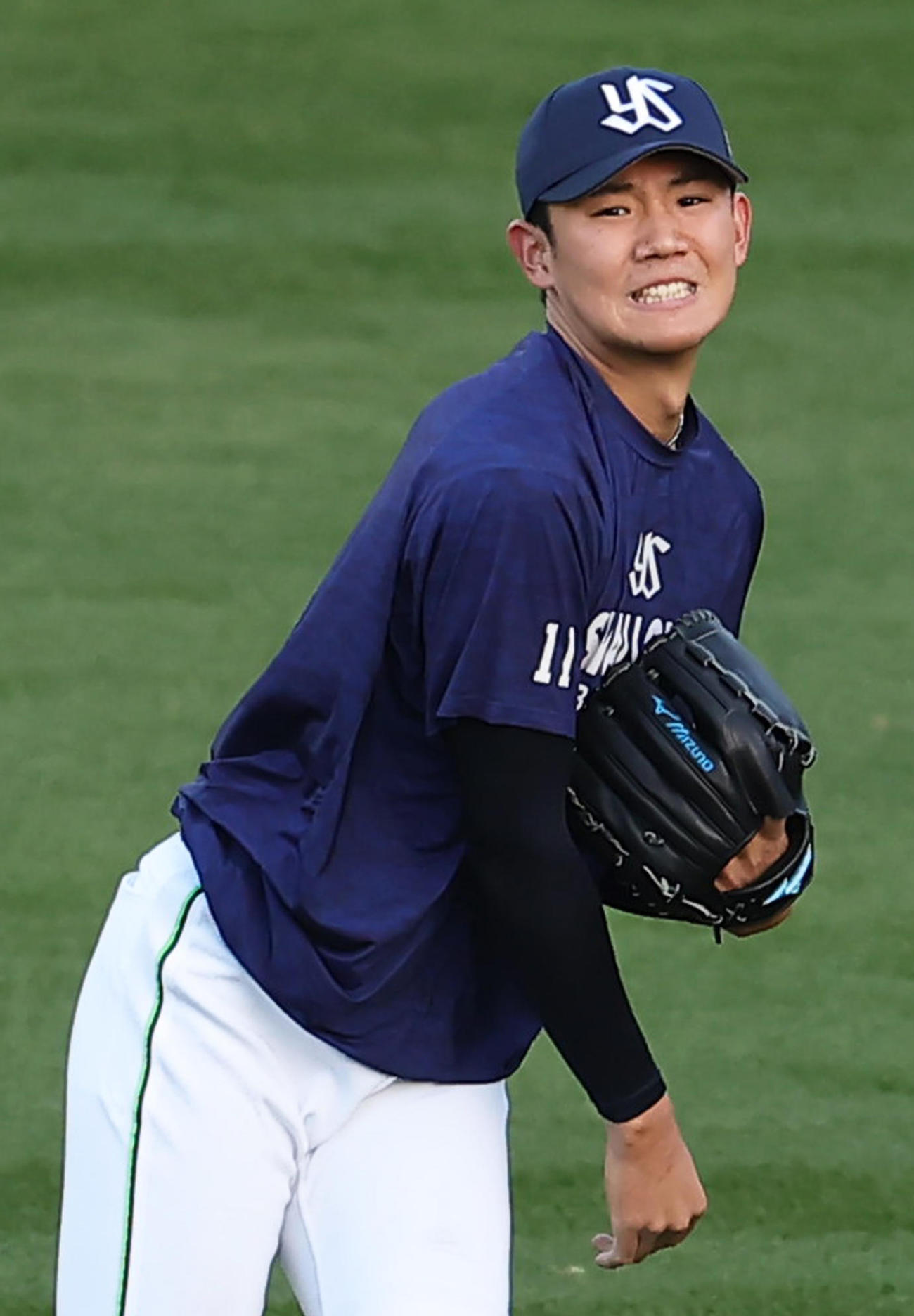 ヤクルト奥川恭伸（2021年11月27日撮影）