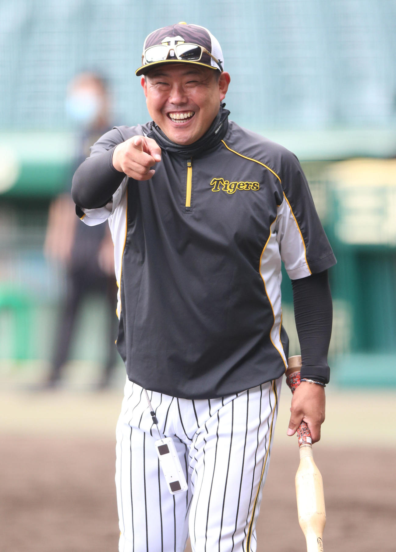 阪神の北川打撃コーチ（2021年9月30日撮影）