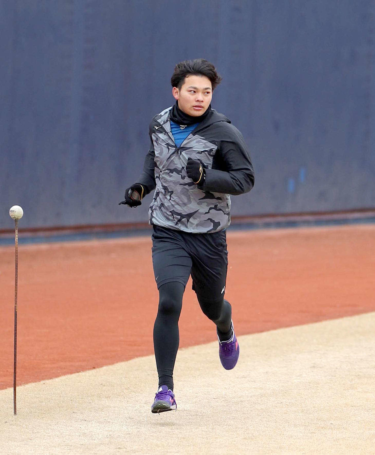 日本ハム田宮裕涼（2021年1月11日撮影）