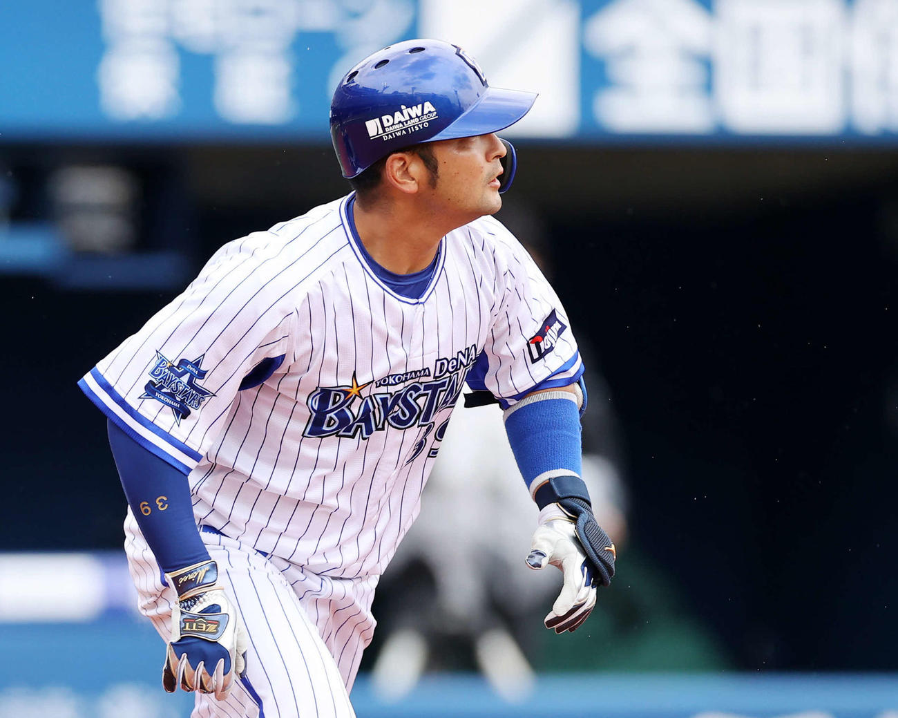 DeNA嶺井博希（2021年3月5日撮影）