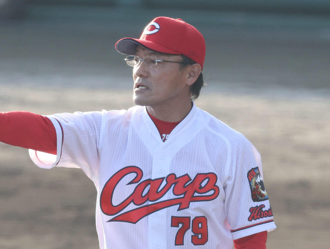 広島河田ヘッドコーチ（2021年2月撮影）