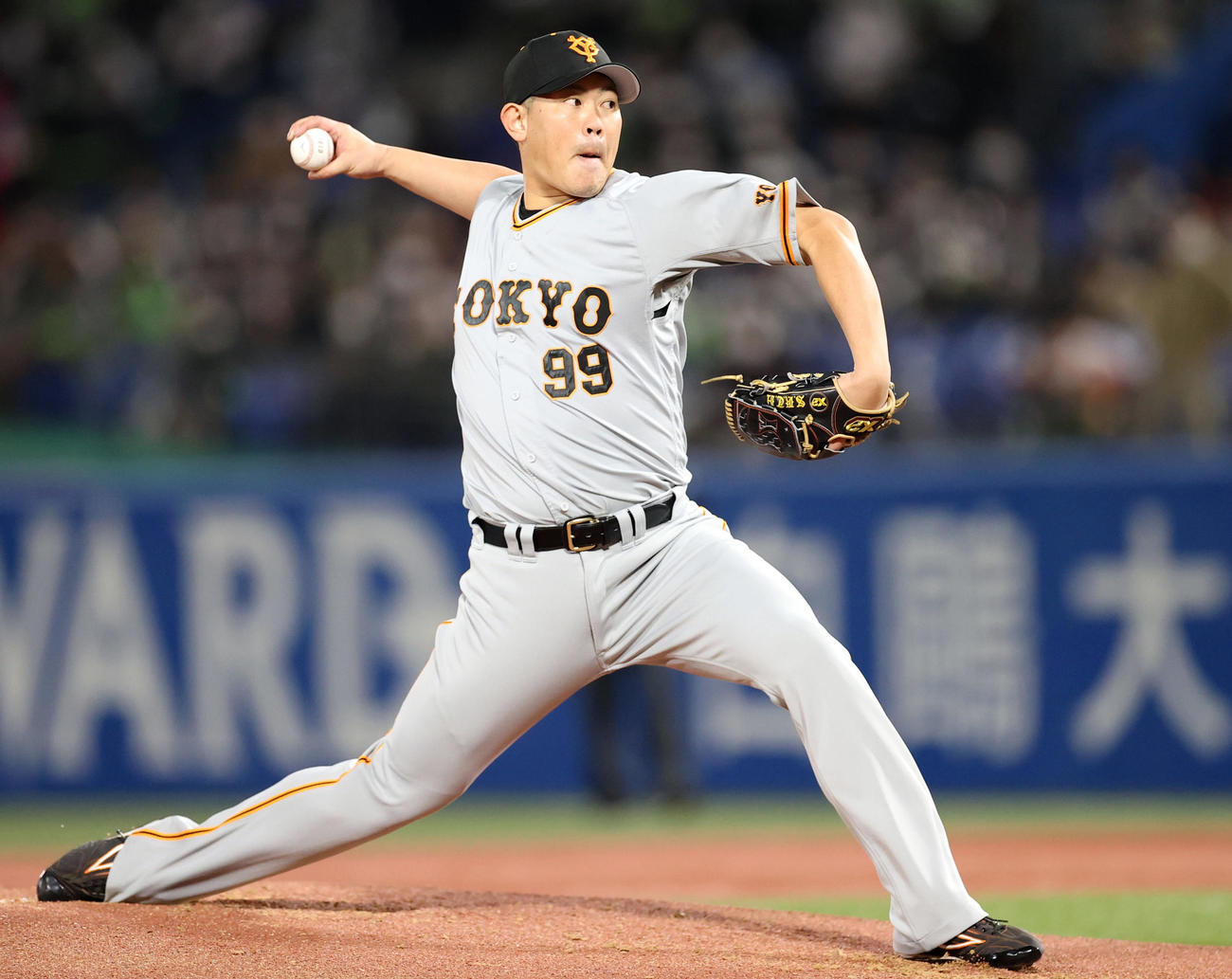 巨人山口俊（2021年11月10日撮影）