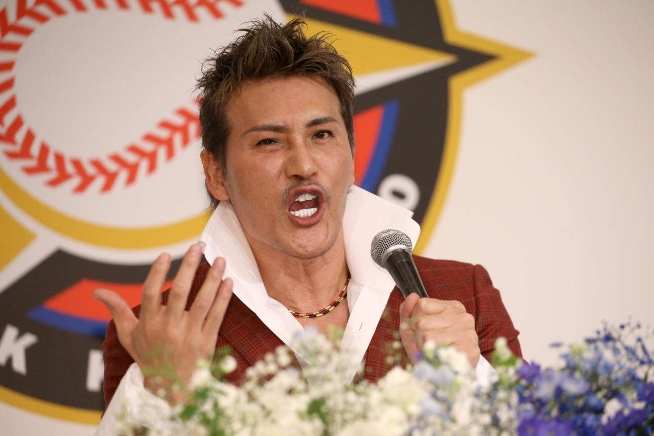 日本ハム新庄剛志監督（2021年11月4日）