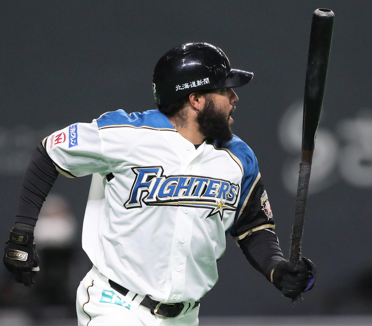 日本ハム時代のR・ロドリゲス（2021年10月8日撮影）