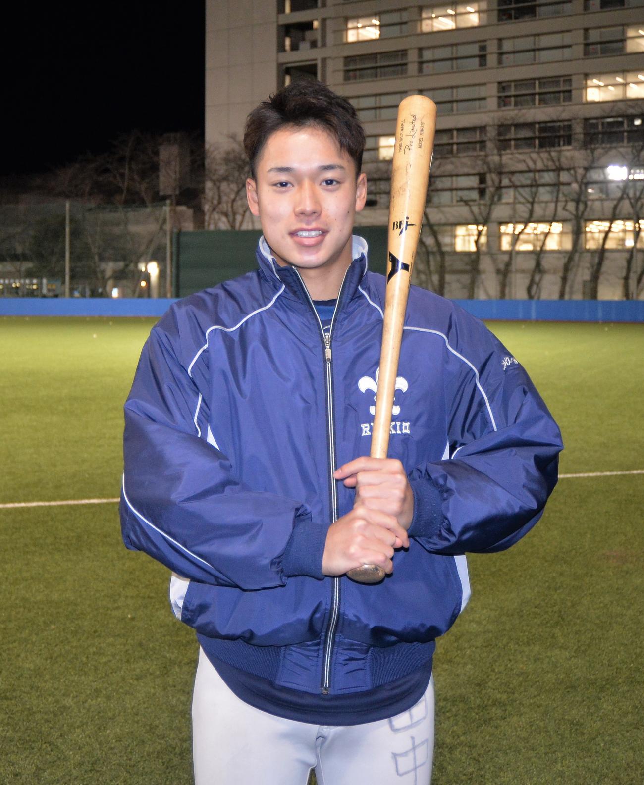 2年目の飛躍を誓った立大・田中