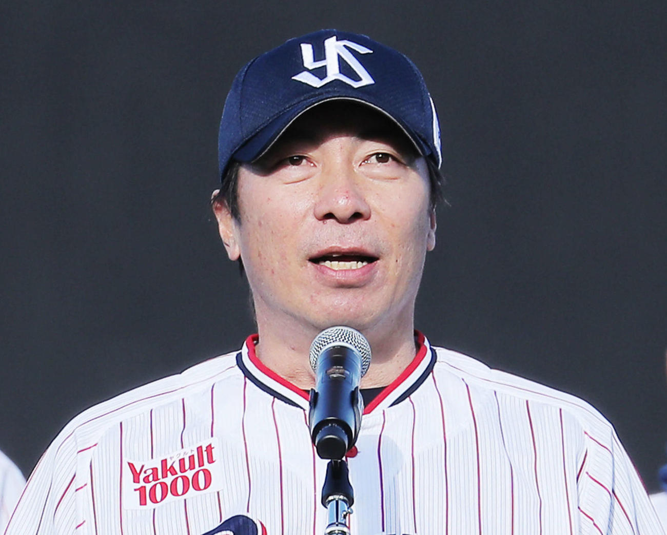ヤクルト高津監督（2021年12月5日撮影）